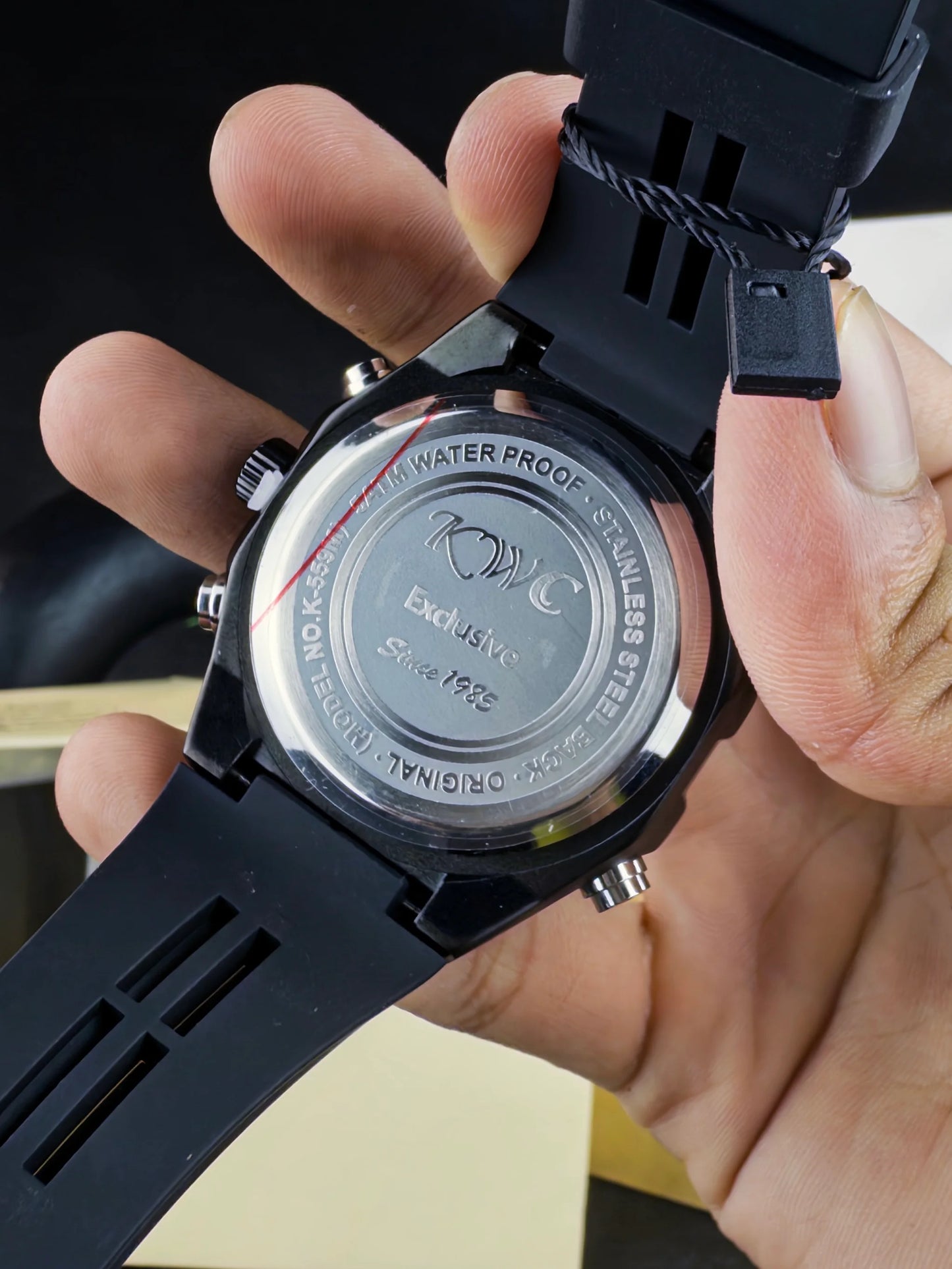 K-559-AD | BLACK CASE BLACK DIAL