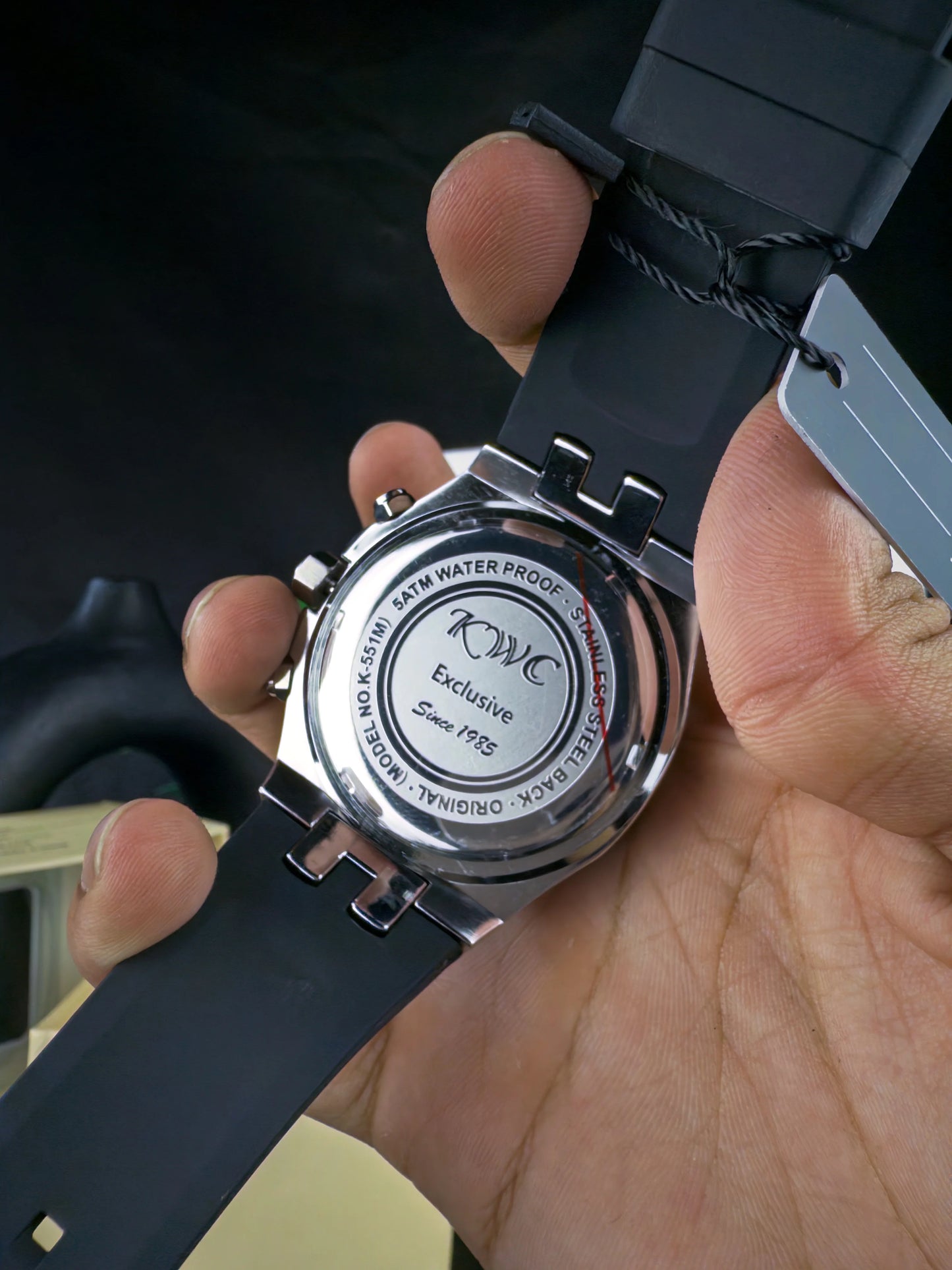 K-551-6H | BLACK CASE BLACK DIAL