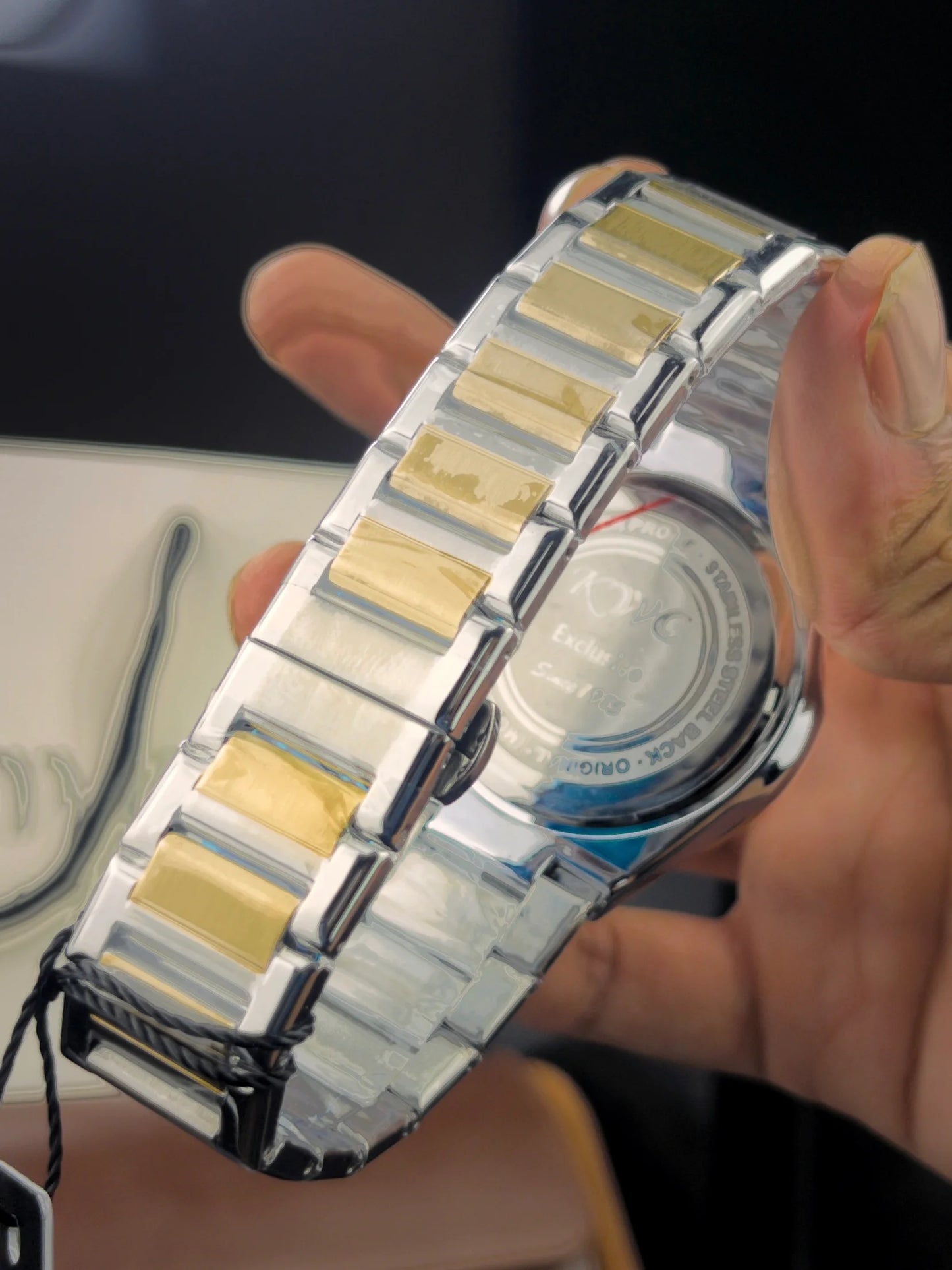 K-563-6H | TWOTONE CHAIN WHITE DIAL