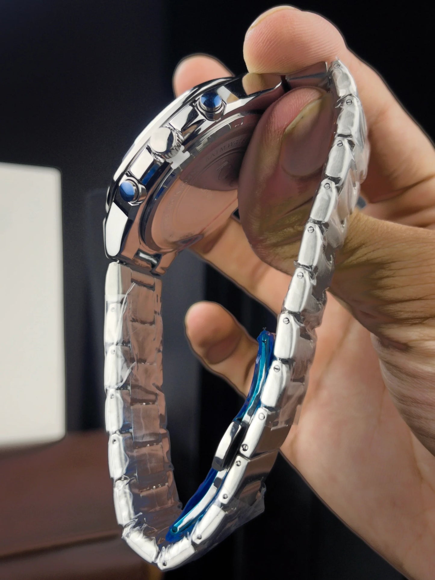 K-554-6H | TWOTONE CHAIN GREY DIAL
