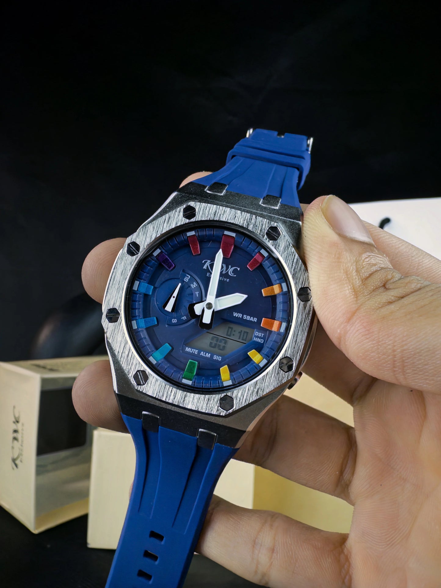 K-501 | SILVER CASE BLUE DIAL