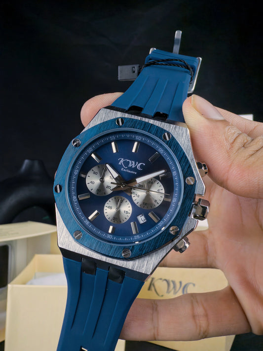 K-551-6H | SIVER CASE BLUE DIAL