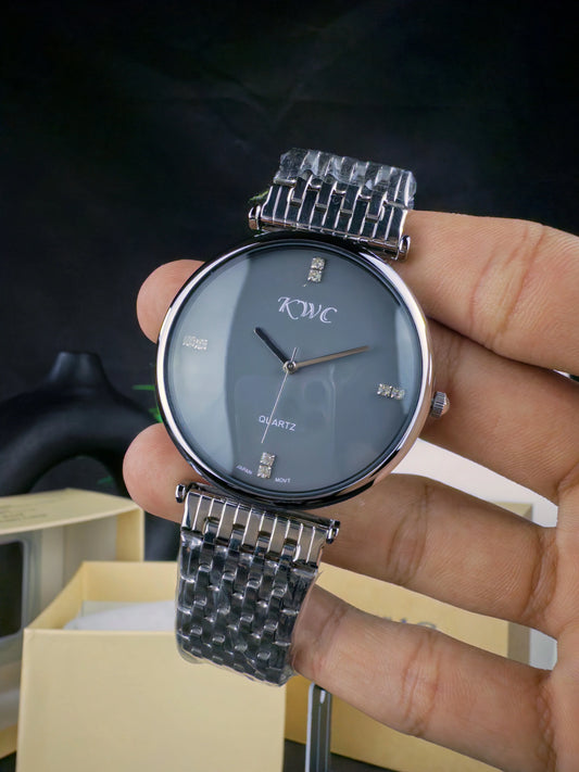 K-107 | SILVER CHAIN GREY DIAL