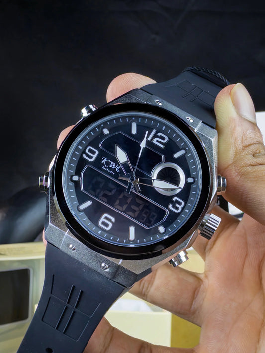 K-559-AD | SILVER CASE BLACK DIAL