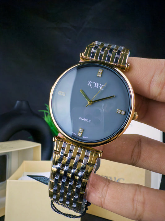 K-107 | TWOTONE CHAIN GREY DIAL