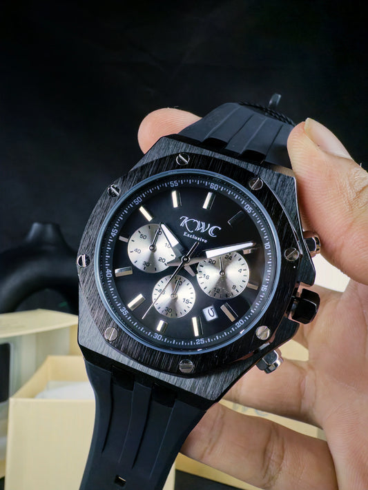 K-551-6H | BLACK CASE BLACK DIAL