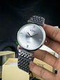 K-107 | SILVER CHAIN WHITE DIAL