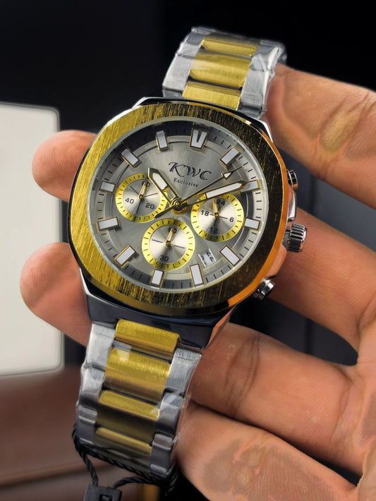 K-554-6H | TWOTONE CHAIN GREY DIAL