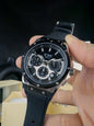 K-557-6H | BLACK DIAL SILVER CASE