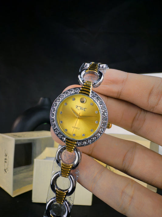K-180L | GOLDEN DIAL SILVER CASE