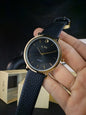 K-2383M | GOLDEN CASE BLACK DIAL
