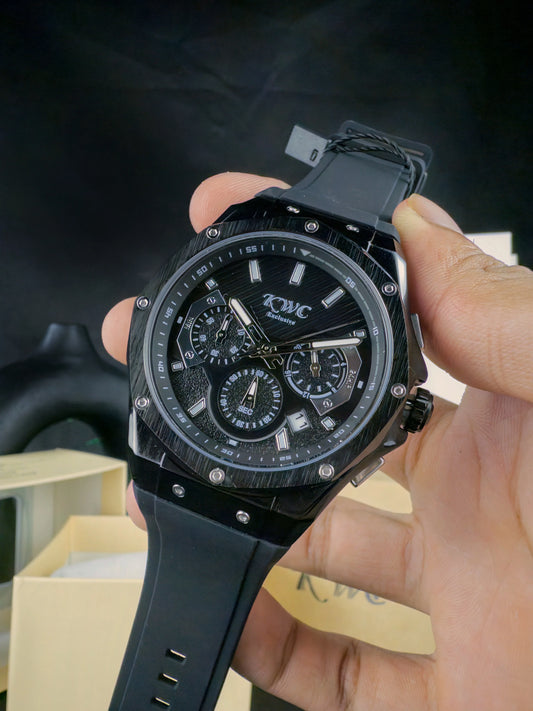 K-557-6H | BLACK DIAL BLACK CASE