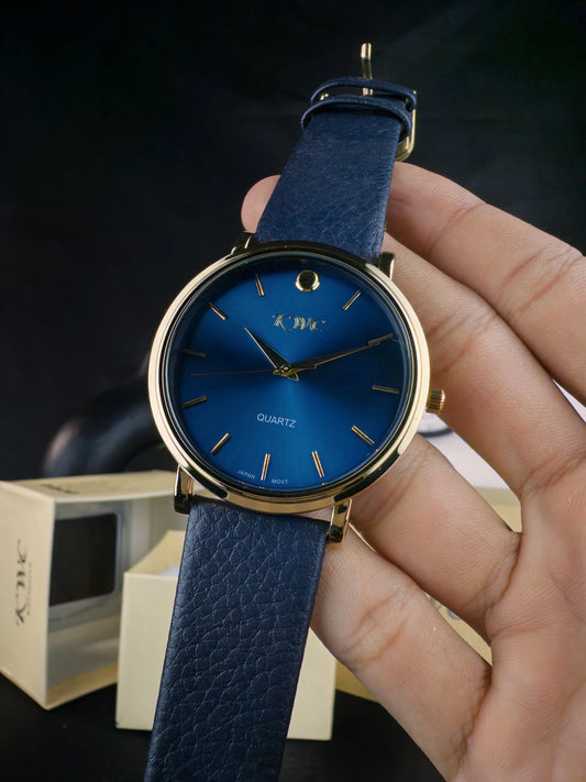 K-2383M | GOLDEN CASE BLUE DIAL